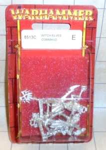 Warhammer Witch Elves Command Metal NIB OOP - AOS Daughters of Khaine (JD Ver) - Picture 1 of 3