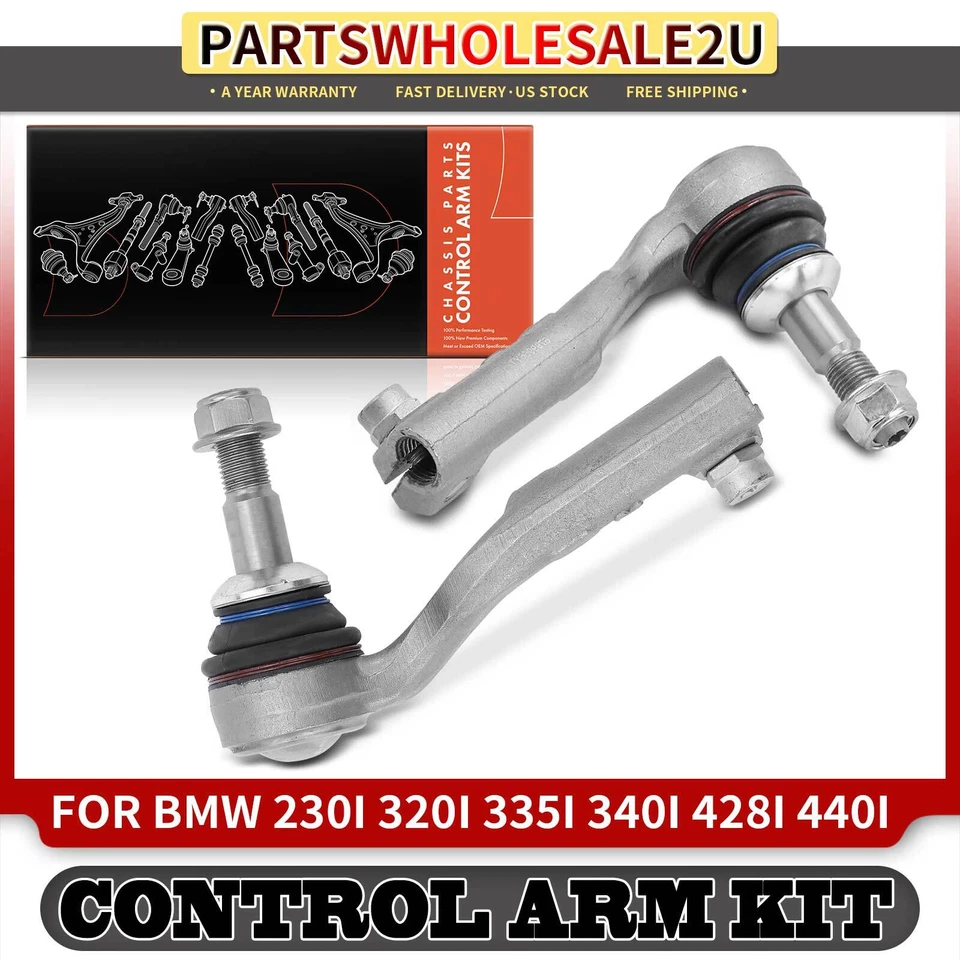 2x Extremidade externa da haste de amarração para BMW 228i 230i 328i 328d 335i 428i M2 M3 M4 M235i M240i - Imagem 1 de 4