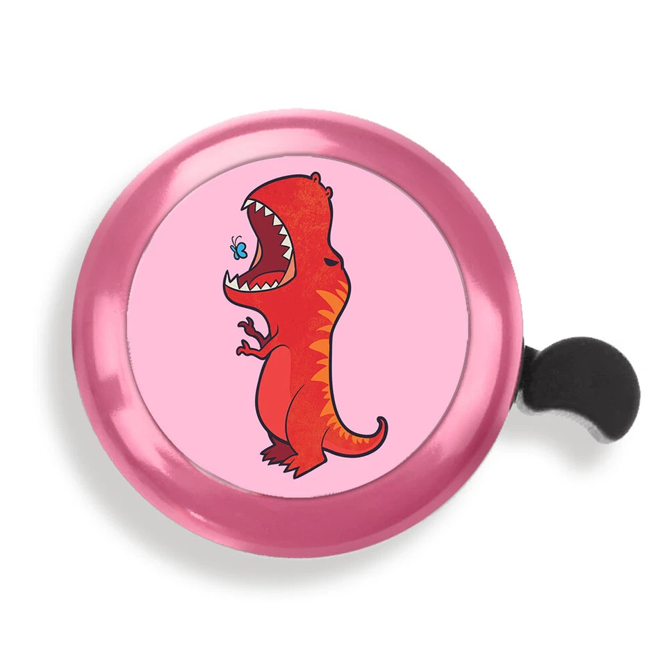 Campana de bicicleta de aluminio rosa campana de bicicleta anillo de alarma manillar de ciclismo alarma Foto 1 de 1