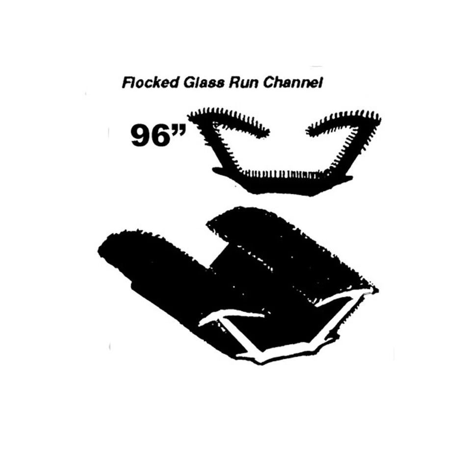 Metro (WC 33-96) Flocked Glass-Run Channel For 1965 Chevrolet C10 & C20 Pickup - Изображение 1 из 1