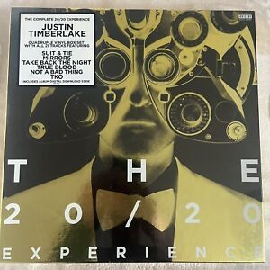 JUSTIN TIMBERLAKE "THE COMPLETE 20/20 EXPERIENCE" 4LP VINYL BOX SET NEW / NEUF