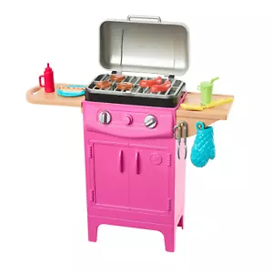 World Toy BBQ Grill Playset with 7 Dollhouse Accessories Including Grill with Wo - Picture 1 of 11