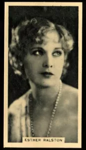 Tobacco Card, Godfrey Phillips, CINEMA STARS, 1931, Set 3, Esther Ralston, #16 - Picture 1 of 2