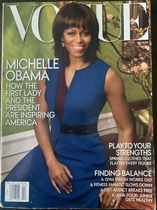 2013 VOGUE Fashion magazine First Lady MICHELLE OBAMA inspiring America cover - Picture 1 of 2