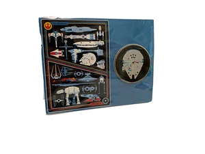 Disney Star Wars Transports Pin Variant Millenium Falcon Dave Perillo COA - Picture 1 of 2