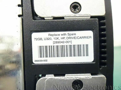 HP 289042-001 72.8 GB 10,000 RPM 3.5 in. Ultra320 SCSI HDD 300955-015 BD07286224 - Image 1 of 4