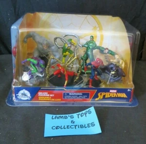 Disney Marvel 8 piece playset cake toppers ShopDisney Store Authentic Spider-man - Picture 1 of 5