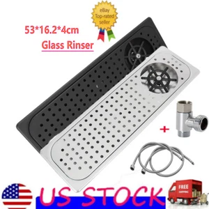Glasspüler Espresso Kaffee Bar Arbeitsplatte Krug Spüle Spüle mit Seitenbrause - Bild 1 von 14