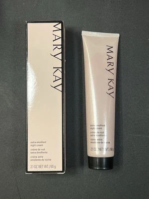Mary Kay Extra Emollient Night Cream 2.1 oz For Very Dry Skin - New in Box - Image 1 of 4