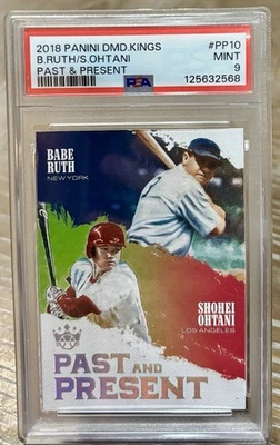2018 Panini Diamond Kings - Past and Present Shohei Ohtani, Babe Ruth #PP10 (RC) - Image 1 of 2