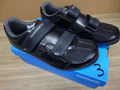 NEW +  Shimano  SH-RT33L SPD Road Bike Cycling Shoes  EU 44 BLACK   +  NEW - Image 1 of 4