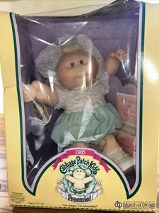Cabbage Patch Kids Vintage 1985 Blue Eyes/March of Dimes Edición Nuevo En Caja - Imagen 1 de 12