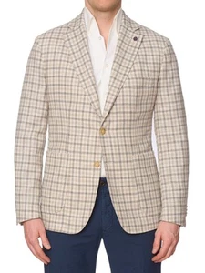 SARTORIA PARTENOPEA Stretch Carlo Barbera Jacket EU 52 NEW US 42 Current Model - Picture 1 of 9