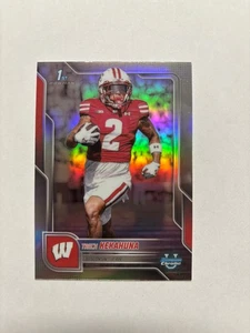 2025 Bowman Chrome U Football - TRECH KEKAHUNA Refractor - Wisconsin Badgers - Picture 1 of 1
