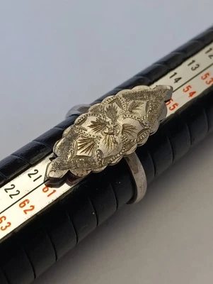 Bague Argent Massif Taille 58 - 3,3 g Bijoux - Photo 1/4