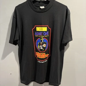 Vintage 90s Dick Tracy Opening Day Movie Promo T-shirt Size Large - Picture 1 of 5