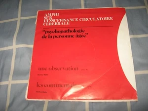 Rare French Vinyl Lecture on Cerebral Circulatory Insufficiency Hydrosarpan 711 - Picture 1 of 2