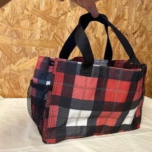 thirty one bags Utility Tote rot schwarz kariert 5a - Bild 1 von 6