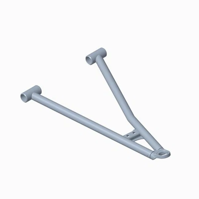 Polaris Front Left, Lower Control Arm. 60 in., Matte Black - Image 1 of 3