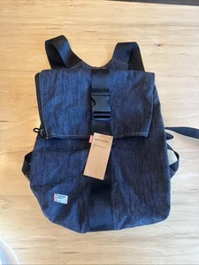 Vintage RARE Y2K 1999 Levi's Denim Jean Backpack RED TAB Bag Buckle NEW NOS - Picture 1 of 21