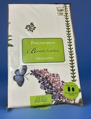 Portmeirion Tablecloth Botanic Garden 60" x 84" Oblong. New. Polyester & Cotton - Image 1 of 4