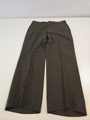Vintage Marine Corps Dress Pants Mens 34R Olive Green Poly Wool Pleated DSCP - Image 1 of 4