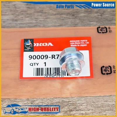 OEM Engine Oil Pan Drain Bolt Plug with Washer 90009-R70-A00 Fit For Honda/Acura - Image 1 of 4