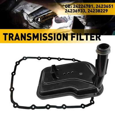 Auto Transmission Pan Oil + Filter + Gasket For 2007-2019 GMC Sierra 3500 HD - Image 1 of 4