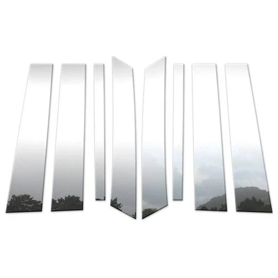 Fundas laterales de pilar cromadas (8 piezas) para Ford Edge Lincoln MKX 07-15 Foto 1 de 4