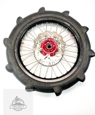 2006 04-09 HONDA CRF250R CRF 250R БИВЕНЬ ЗАДНИЙ ОБОД КОЛЕСА СТУПИЦА ЗВЕЗДОЧКА ВЕСЛО - Изображение 1 из 4