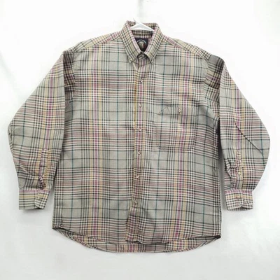 Salty Dog Gant Shirt Mens Medium Plaid Button Down Long Sleeve Cotton Casual - Image 1 of 4