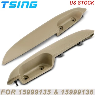 Front LH RH Door Armrest Tan for 95-00 Chevy & GMC C1500 K2500 K3500 Tahoe Yukon - Image 1 of 4