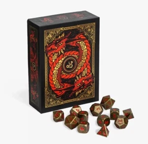 Geeknet Dungeons and Dragons Dice and Tray 12 Dice Set - Picture 1 of 4