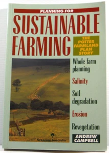 Sustainable Farming by Andrew Campbell Environmental farm book plants PB 1991 VG - Picture 1 of 13