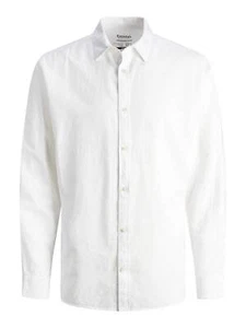 Jack & Jones Summer Linen Shirt - Camicia Bianco - Taglia XL Abbigliamento Uomo - Foto 1 di 2