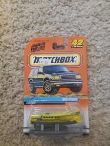 Matchbox Ocean Sea Plane (1998) Yellow Die-Cast Toy Plane #42/100 - Picture 1 of 4