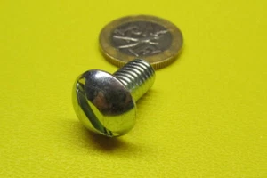 Round Head Zinc Steel Slotted Machine Screw 5/16"-18 x 5/8" Length 100 Pcs - Picture 1 of 7