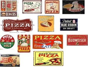 ho scale pizza decals/diorama pizzeria - Bild 1 von 1