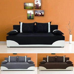 Bettsofa Schlafsofa Sofa Dario - Klappsofa mit Schlaffunktion, Schlafcouch Couch - Bild 1 von 9
