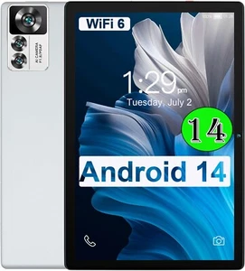 2025 Tablet 10.1" Android 14 Tablet 12GB RAM+256GB 1920* 1200 8000mAh Octa-Core - Picture 1 of 12