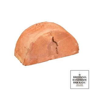 Half Round Coping Brick, Handmade Brick Capping Brick 4" - Picture 1 of 19