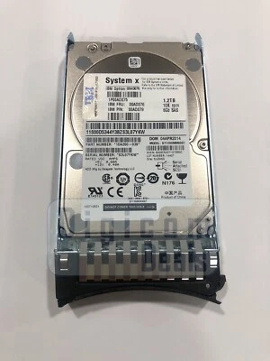00AD075 00AD076 00AD079 IBM Lenovo 1.2TB 10K 6Gbps 2.5” Hard Drive - Image 1 of 4