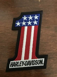 TOPPE PATCH RICAMATA HARLEY DAVIDSON - Foto 1 di 4