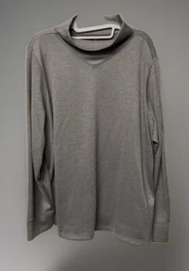 Talbots 2X grau Pullover Pulli Stretch Langarm gold metallic NEU - Bild 1 von 4