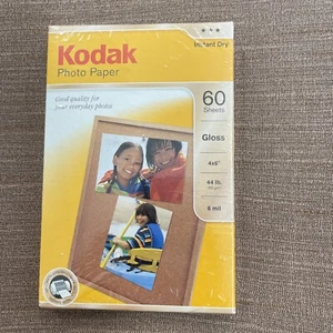 NEW FACTORY SEALED Kodak 4 X 6 Premium Photo Paper 60 Sheets - Picture 1 of 2
