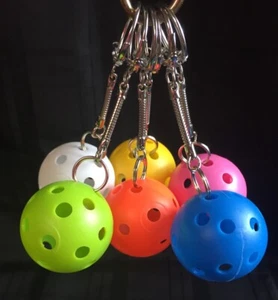 Pickleball Schlüsselanhänger Reißverschluss Ziehen Taschenanhänger Mini farbig Pickle Ball Geschenk - Bild 1 von 16