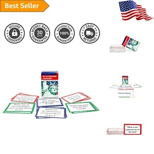 Updated 2nd Edition Citizenship Flash Cards for USCIS Naturalization Success - Picture 1 of 7
