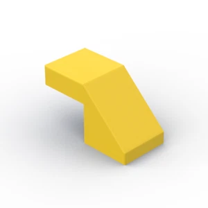 Lego 10x Dachstein 2x1 slope 45 cutout 28192 gelb yellow