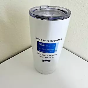 Yeti 20oz Rambler Bianco con Coperchio Standard Inox Isolato Sottovuoto Marca - Foto 1 di 10