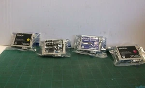 (4) Epson Cartridges-(1) Magenta (1) Yellow (1) Light Cyan (1) Light Magenta DG2 - Picture 1 of 6